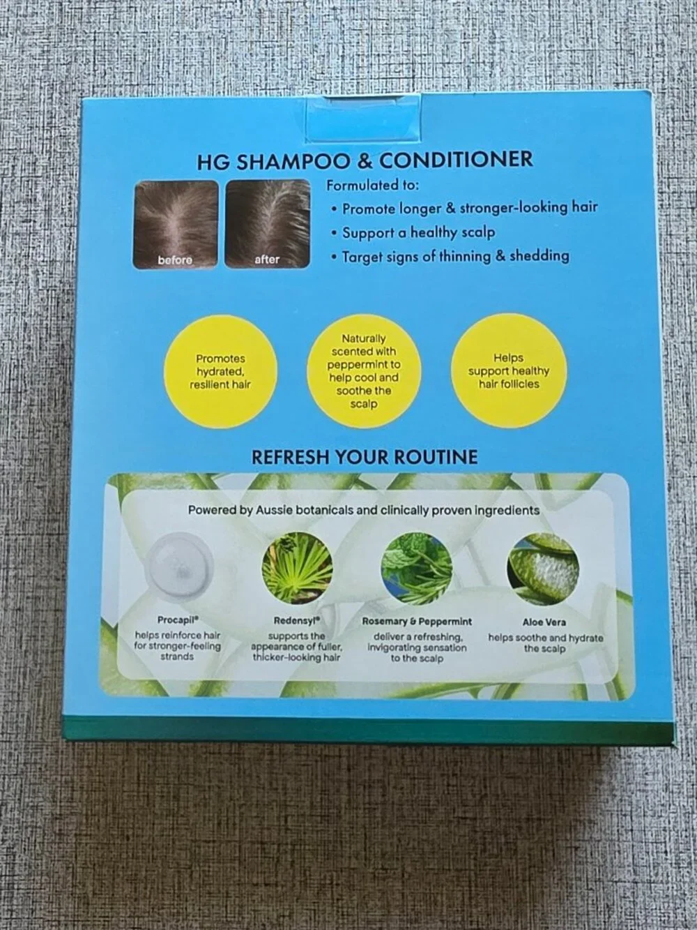 BondiBoost HG Hair Growth Shampoo & Conditioner Set 2 x 500ml NEW